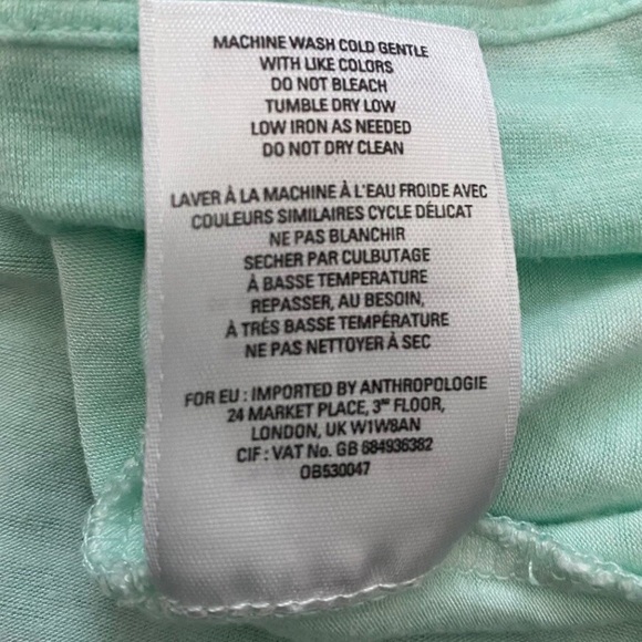 Anthropologie - Pure + Good Turquoise Luna Pocket Tank - Picture 6 of 9